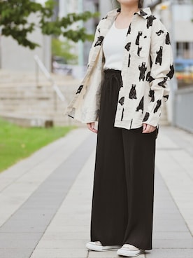 「JOHN'S CLOSET（ジョンズクローゼット）のアイテム」を使った、enamin　相互フォローさん（レディース・155cm）の秋コーディネート