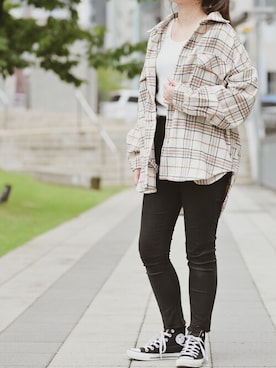 「JOHN'S CLOSET（ジョンズクローゼット）のアイテム」を使った、enamin　相互フォローさん（レディース・155cm）の秋コーディネート