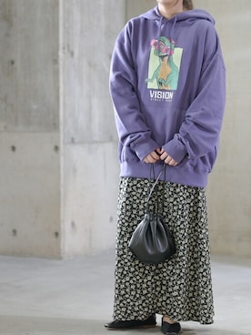 「JOHN'S CLOSET（ジョンズクローゼット）のアイテム」を使った、enamin　相互フォローさん（レディース・155cm）の冬コーディネート