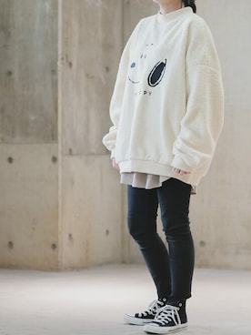 「JOHN'S CLOSET（ジョンズクローゼット）のアイテム」を使った、enamin　相互フォローさん（レディース・155cm）の冬コーディネート