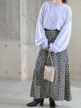 「JOHN'S CLOSET（ジョンズクローゼット）のアイテム」を使った、enamin　相互フォローさん（レディース・155cm）の冬コーディネート