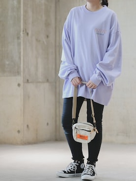 「JOHN'S CLOSET（ジョンズクローゼット）のアイテム」を使った、enamin　相互フォローさん（レディース・155cm）の春コーディネート