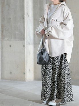 「JOHN'S CLOSET（ジョンズクローゼット）のアイテム」を使った、enamin　相互フォローさん（レディース・155cm）の春コーディネート