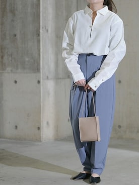 「JOHN'S CLOSET（ジョンズクローゼット）のアイテム」を使った、enamin　相互フォローさん（レディース・155cm）の春コーディネート