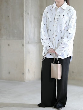 「JOHN'S CLOSET（ジョンズクローゼット）のアイテム」を使った、enamin　相互フォローさん（レディース・155cm）の春コーディネート