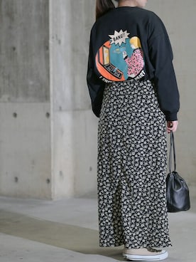 「JOHN'S CLOSET（ジョンズクローゼット）のアイテム」を使った、enamin　相互フォローさん（レディース・155cm）の春コーディネート