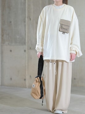 「GERRY（ジェリー）のアイテム」を使った、enamin　相互フォローさん（レディース・155cm）の春コーディネート