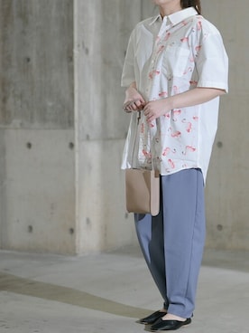 「JOHN'S CLOSET（ジョンズクローゼット）のアイテム」を使った、enamin　相互フォローさん（レディース・155cm）の春コーディネート