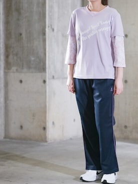 「スポーツコーデ」｜enamin　相互フォローさん（レディース・155cm）の春コーディネート
