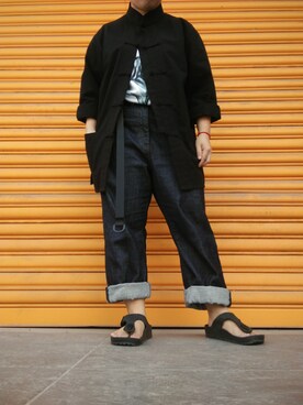 「KicKers（キッカーズ）のアイテム」を使った、MEATさん（レディース・141cm）の冬コーディネート