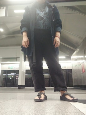 「KicKers（キッカーズ）のアイテム」を使った、MEATさん（レディース・141cm）の冬コーディネート