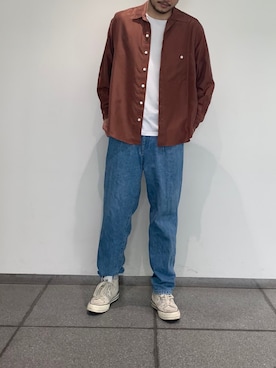 塚原 寿雄さん(メンズ・181cm)の春コーディネート