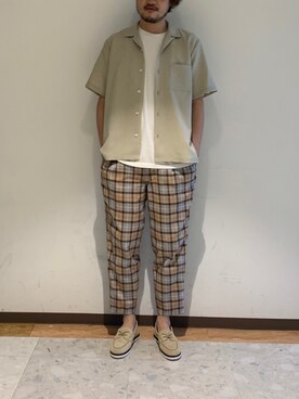 塚原 寿雄さん（メンズ・181cm）の夏コーディネート