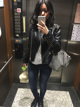 「Passion（パッション）のアイテム」を使った、Joy Lさん（レディース・164cm）の冬コーディネート