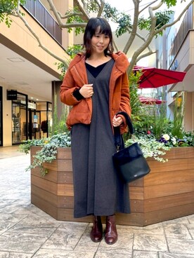 いちえさん（レディース・156cm）の冬コーディネート