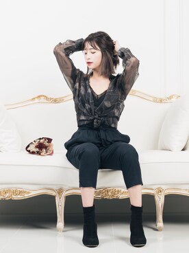 「AIGNER（アイグナー）のアイテム」を使った、Rosie🌹さん（レディース・161cm）の秋コーディネート