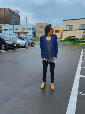 「JOURNAL STANDARD（ジャーナルスタンダード）のアイテム（ナイロンジャケット）」を使った、shinさん（メンズ・174cm）の夏コーディネート
