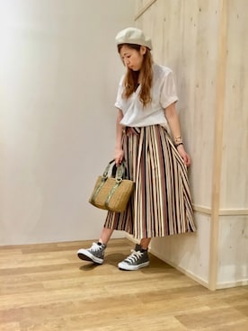 rem☺︎さん（レディース・165cm）の夏コーディネート