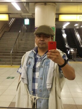 「VAN（バン）のアイテム（トップス）」を使った、@西郷どんさん（メンズ・170cm）の夏コーディネート