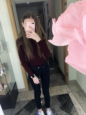 「MAX&Co.（マックス アンド コー）のアイテム（パンツ）」を使った、egorovaovaさん（レディース・164cm）の春コーディネート