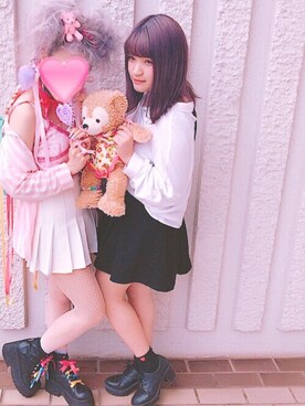 「WEGO（ウィゴー）のアイテム（スカート）」を使った、aさん（メンズ・157cm）の春コーディネート