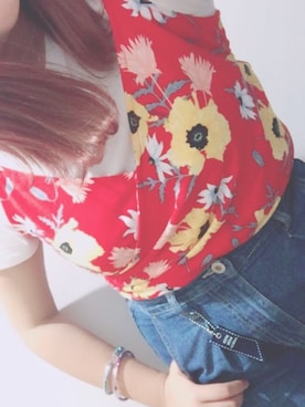 「RETRO GIRL（レトロガール）のアイテム（パンツ）」を使った、aさん（メンズ・157cm）の夏コーディネート