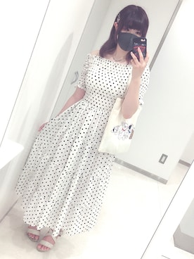 「SPICA（スピカ）のアイテム」を使った、りむさん（レディース・157cm）の夏コーディネート