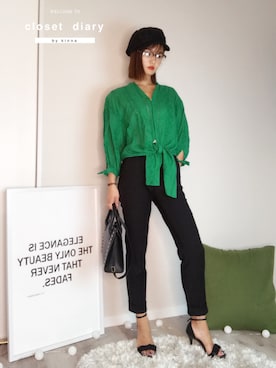 Kinnaさん（レディース・159cm）の夏コーディネート