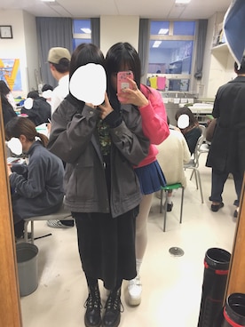 「A.D.G（エーディージー）のアイテム」を使った、みさん（レディース・160cm）の冬コーディネート