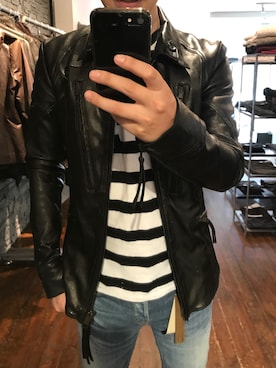 「AKM（エイケイエム）のアイテム（ジャケット/アウター）」を使った、こうへいさん（メンズ・168cm）の夏コーディネート