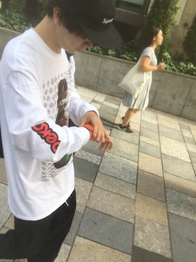 「BEAMS（ビームス）のアイテム（アナログ腕時計）」を使った、オカダケントさん（メンズ・171cm）の秋コーディネート