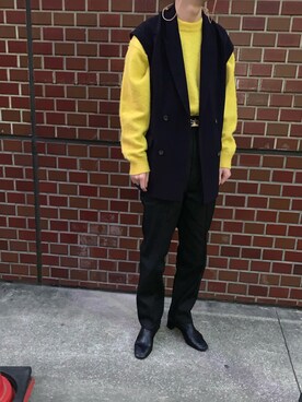 オカダケントさん（メンズ・171cm）の冬コーディネート