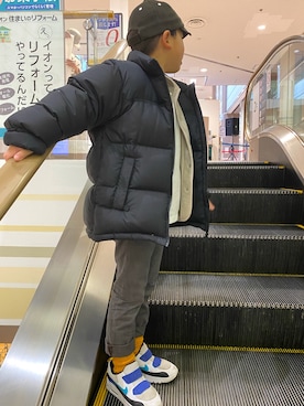 「DANTON（ダントン）のアイテム（その他アウター）」を使った、saさん（キッズ・120cm）の春コーディネート