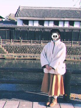 「rivet & surge（リベットアンドサージ）のアイテム（その他アウター）」を使った、🐼ぱんださん🐼さん（レディース・167cm）の春コーディネート