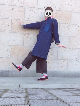 「MERLOT（メルロー）のアイテム（その他アウター）」を使った、🐼ぱんださん🐼さん（レディース・167cm）の春コーディネート