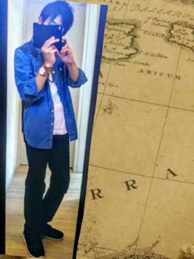 「GOTCHA（ガッチャ）のアイテム（トップス）」を使った、ヒノトさん（メンズ・168cm）の夏コーディネート