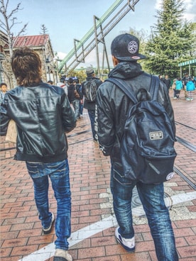 「ANDSUNS（アンドサンズ）のアイテム（キャップ）」を使った、yamatoさん（メンズ・172cm）の春コーディネート