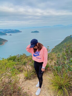 「Jack Willsのアイテム」を使った、Kamanさん（レディース・149cm）の冬コーディネート