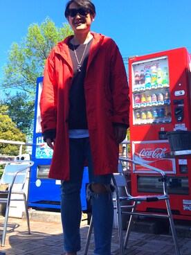 「ALLEGE（アレッジ）のアイテム（ジャケット/アウター）」を使った、WTTKさん（メンズ・180cm）の春コーディネート
