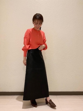 岡野未羽さん（レディース・153cm）の秋コーディネート