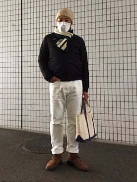 「アイテム（ブルゾン）」を使った、rasさん（メンズ・172cm・40代）の冬コーディネート