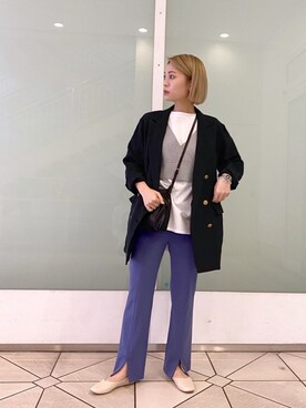 「ニコアンド」｜「アイテム（パンプス）」を使った、Yurikaさん（レディース・166cm）の春コーディネート
