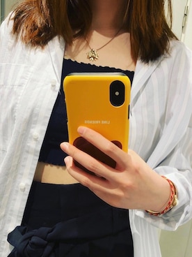 「TOPSHOP(トップショップ)のアイテム(アンダーウェア)」を使った、小熊饼干さん(レディース・168cm)の夏コーディネート