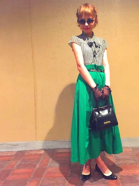 「アイテム（ハンドバッグ）」を使った、かえちゃんさん（レディース・156cm・10代）の夏コーディネート