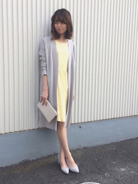 「アイテム（バッグ、ホワイト系）」を使った、lippuさん（レディース・166cm）の春コーディネート