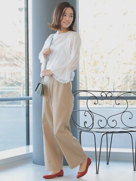 「BEAMS LIGHTS（ビームスライツ）のアイテム」を使った、lippuさん（レディース・166cm）の冬コーディネート