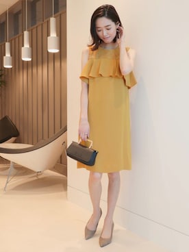 「BEAMS LIGHTS（ビームスライツ）のアイテム（バッグ）」を使った、lippuさん（レディース・166cm）の春コーディネート