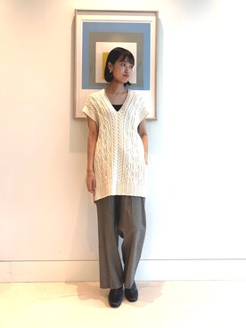 「BEAMS LIGHTS（ビームスライツ）のアイテム」を使った、lippuさん（レディース・166cm）の秋コーディネート