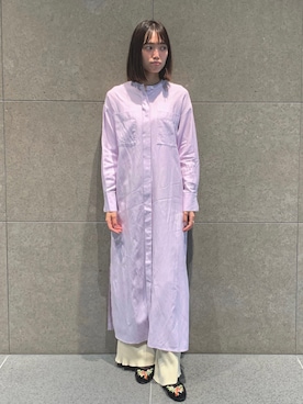 「BEAMS LIGHTS（ビームスライツ）のアイテム（パンツ）」を使った、lippuさん（レディース・166cm）の冬コーディネート