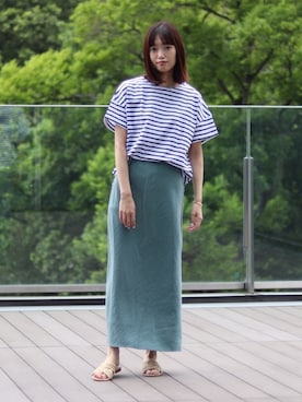 「くすみカラー」｜lippuさん（レディース・166cm）の春コーディネート